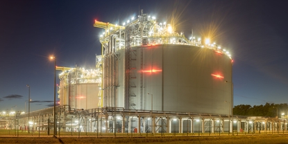 Depósitos de almacenamiento de LNG