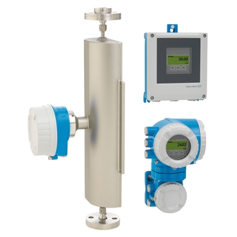 Imagen del Caudalímetro Coriolis Proline Promass A 500 / 8A5B con diferentes transmisores remotos