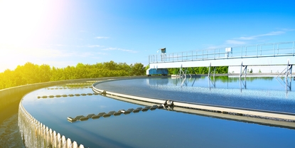 Imagen de la planta depuradora de aguas residuales