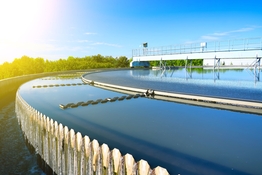 Picture of wastewater treatment plant