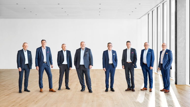 The members of the Endress+Hauser Executive Board.